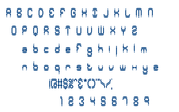 Synthetic BRK font