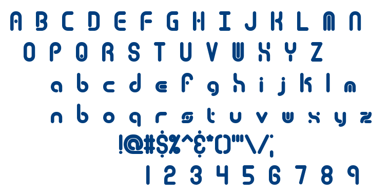 Techno Overload font