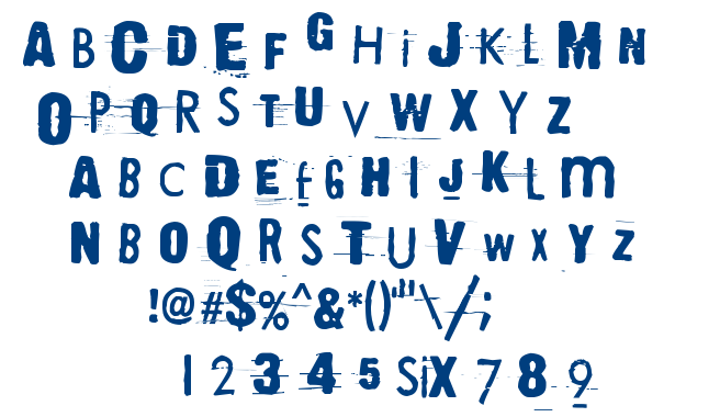 They’re coming to take me away font