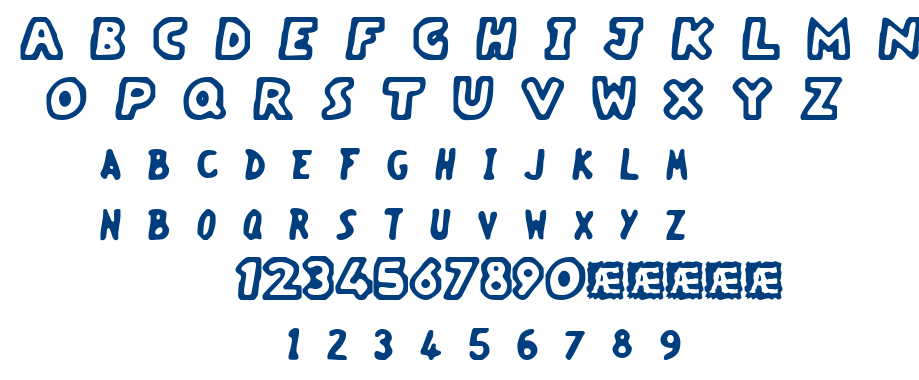 Vacant Capz BRK font