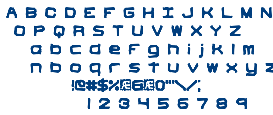 Vindictive BRK font