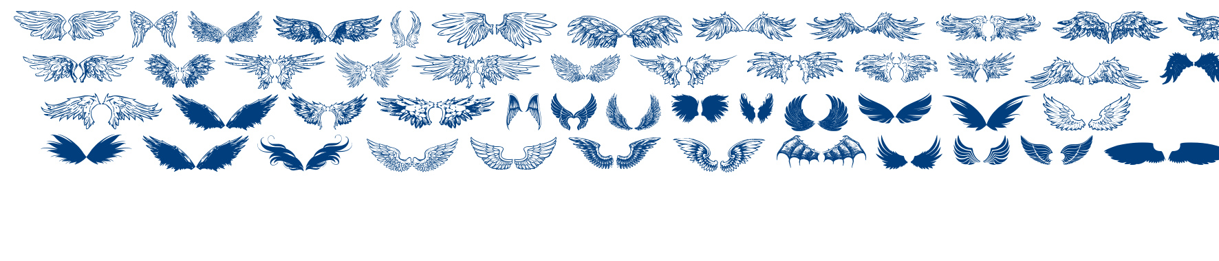 Wings of Wind TFB font