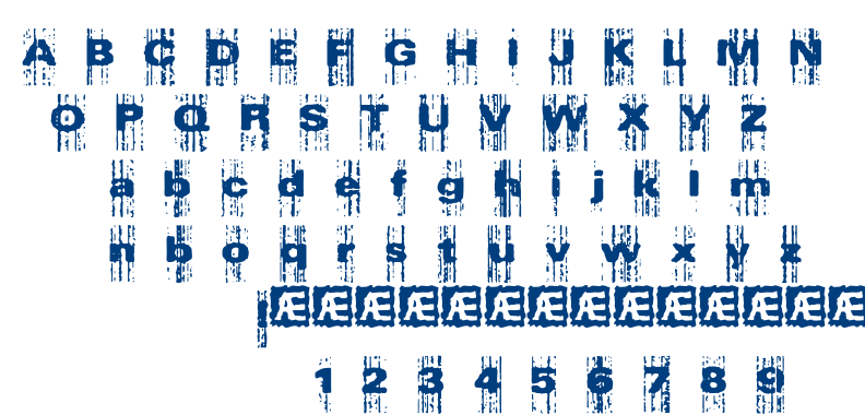 Xerox Malfunction font