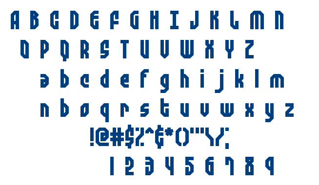 Zephyrean BRK font