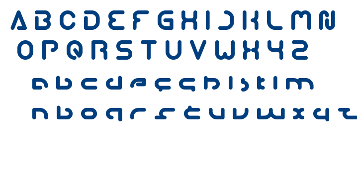 techno various font