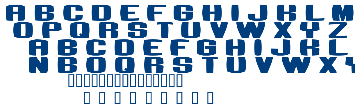 Bumbastika font