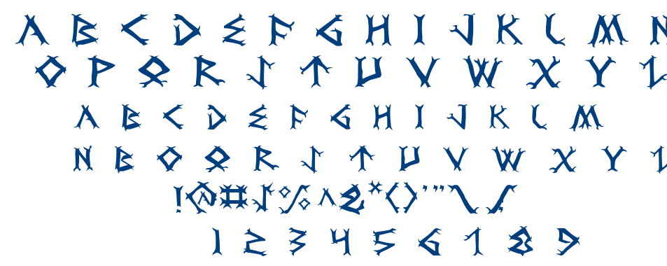 Dragon Order font