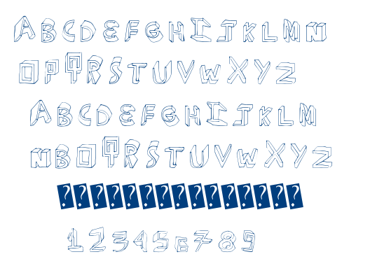 Extra Dimension font