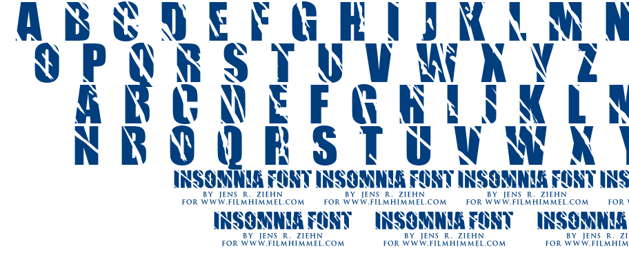 Insomnia font