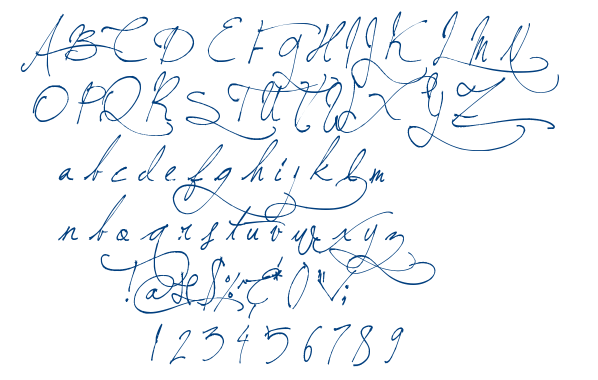 Jellyka BeesAntique Handwriting font