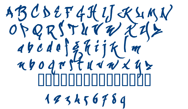 KaliGraff font