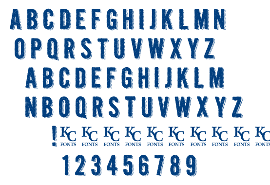 Kraft Nine font