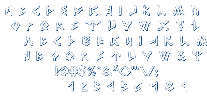 Rosicrucian font