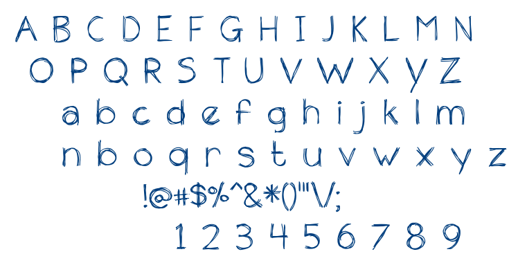 The Unseen font
