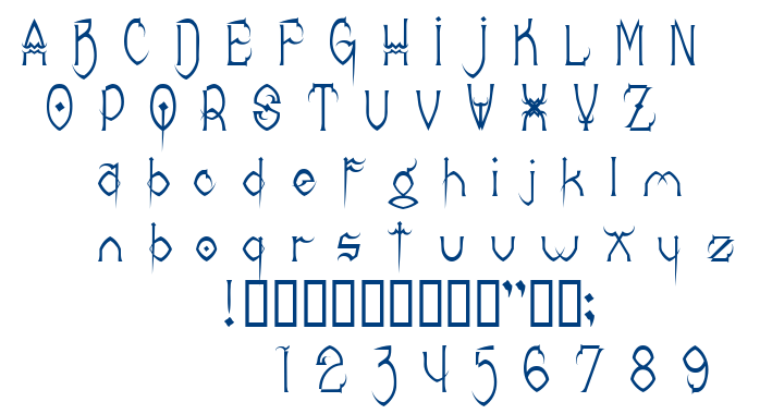 Donree’s Claws font