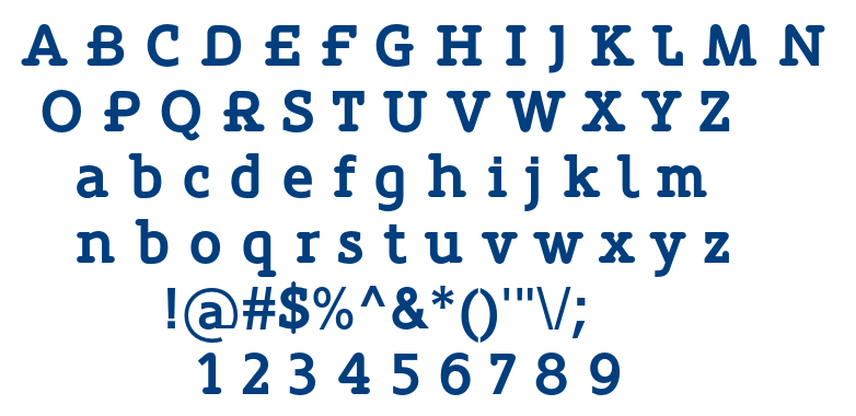 Oblik Serif Bold font