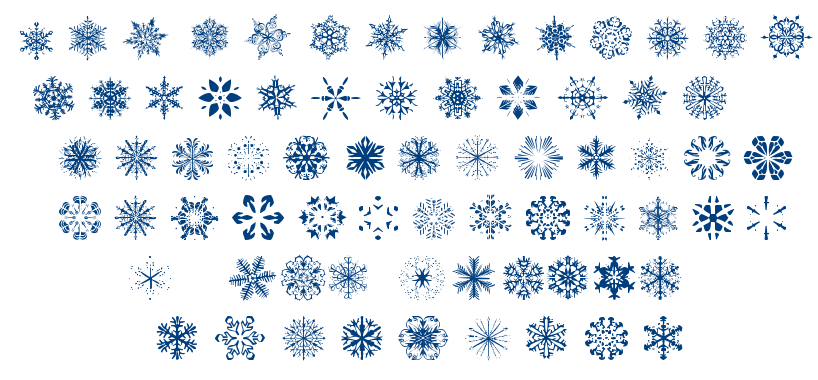 Snowflakes TFB font