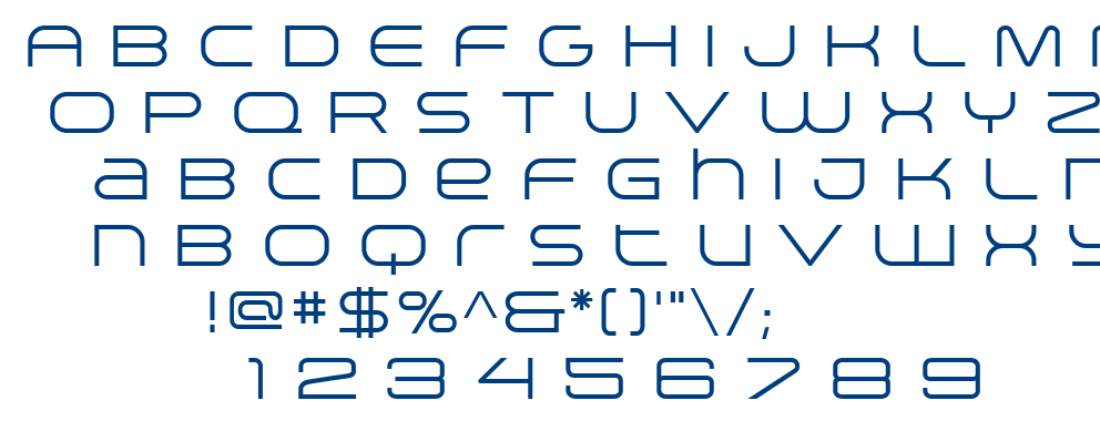 Arkitech font