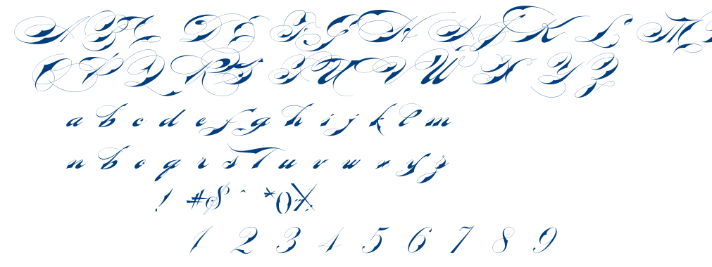 Bradstone-Parker Script font