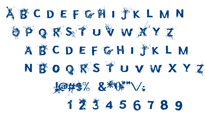 Bullet In Your Head font