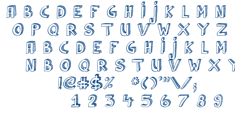 Cul De Sac font