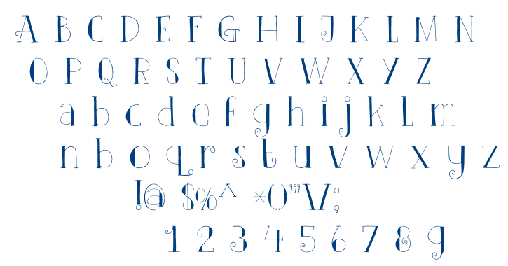 DK Clair De Lune font