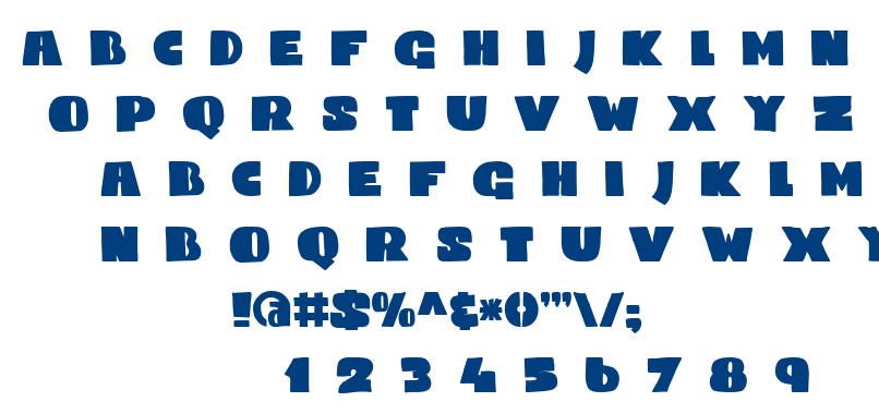 DK Codswallop font