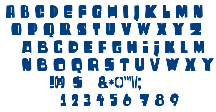 DK Harrumph font