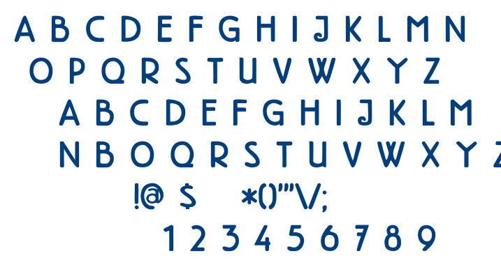 DK High Tea font