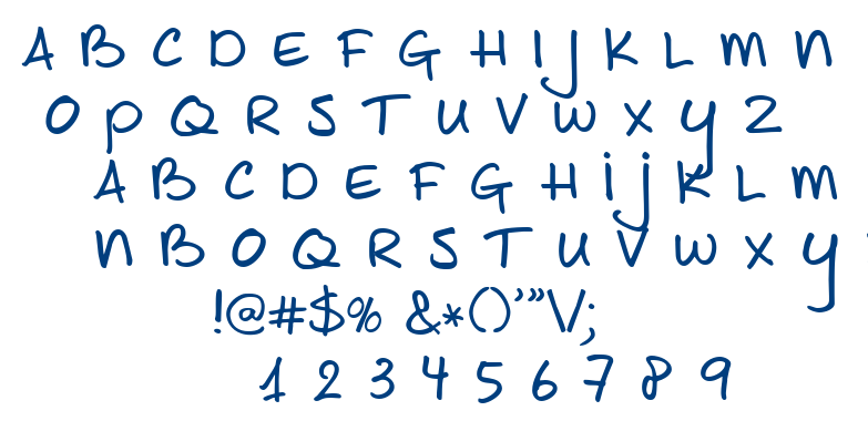 Joe Shmoe font