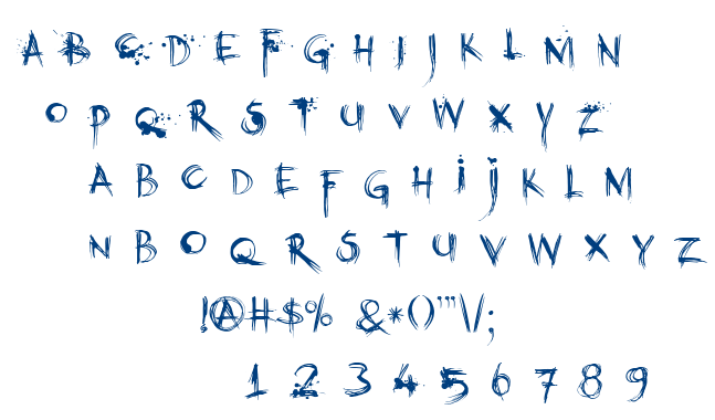 DK Kubikajiri font
