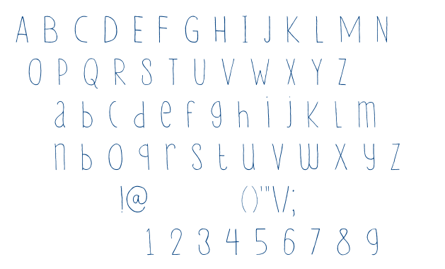 DK Lampion font