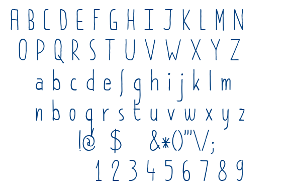 DK Pimpernel font