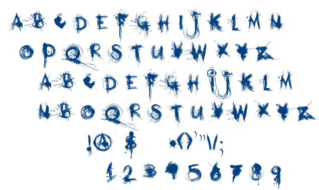 DK Mothman font