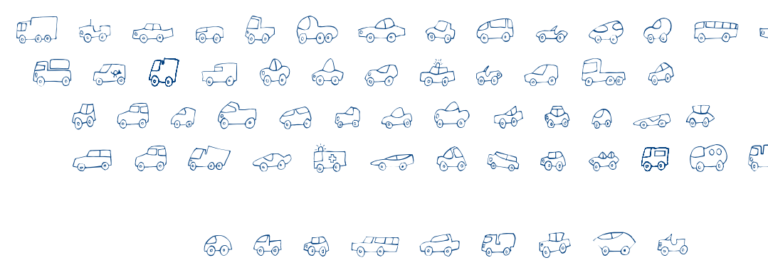 FE Fantastique Cars font