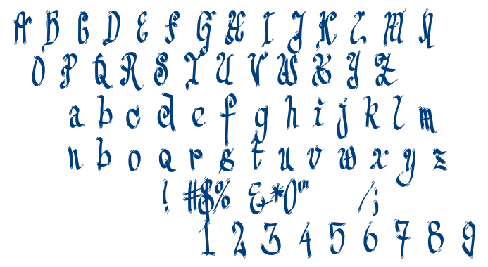 FE Senseless Strokes font