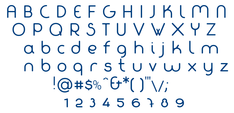 Fabada font