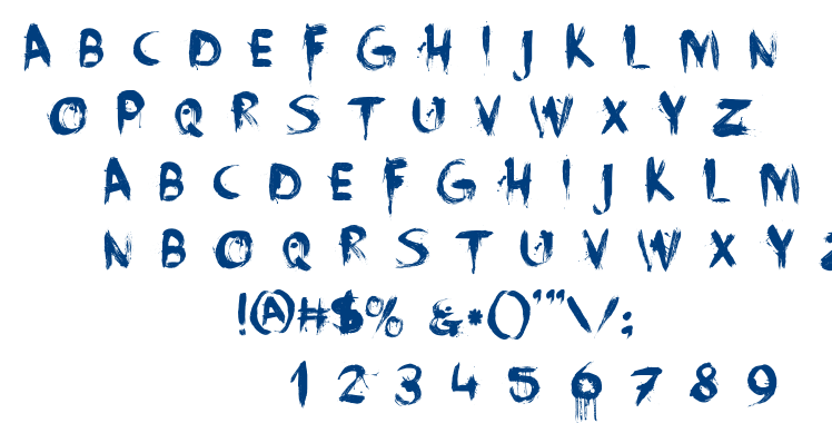 Face Your Fears font