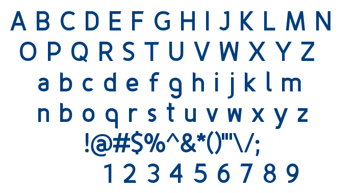 Fineness font