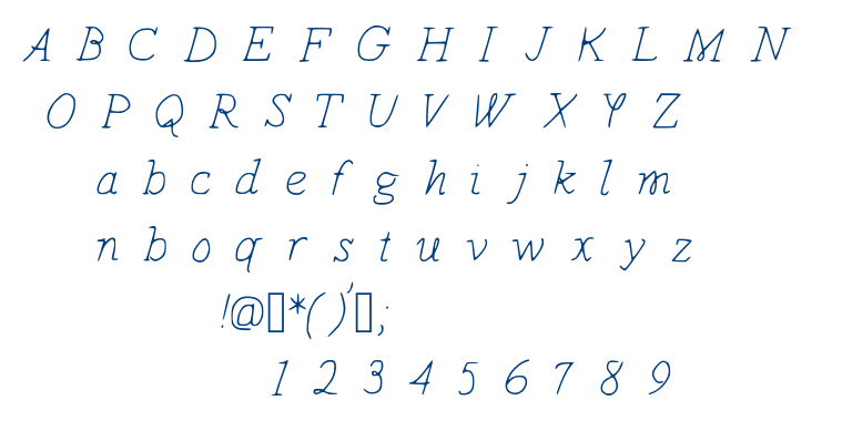 Happy Dreams font
