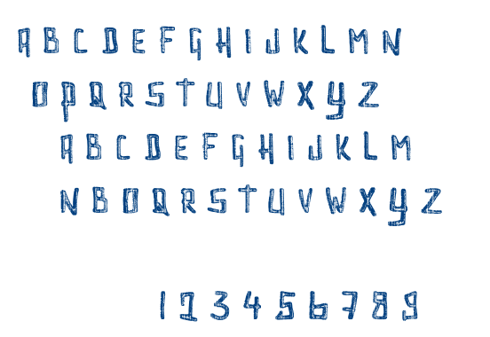 Interstellar Erosion font