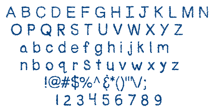 KB Noodle Monster font