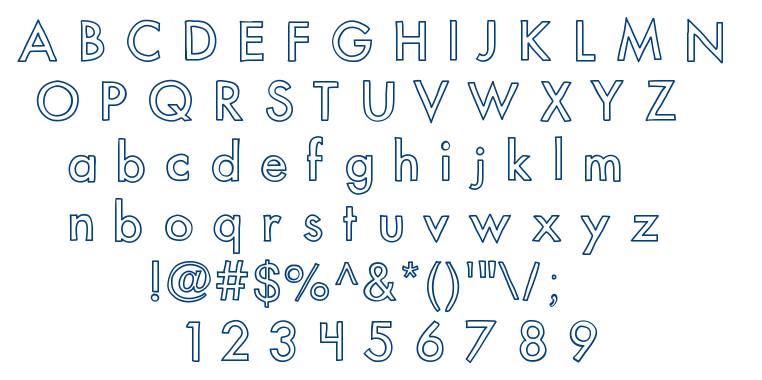 KB Out of Towner font