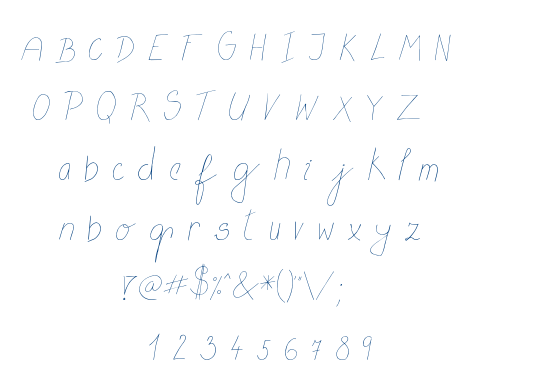MTF Flowrites font