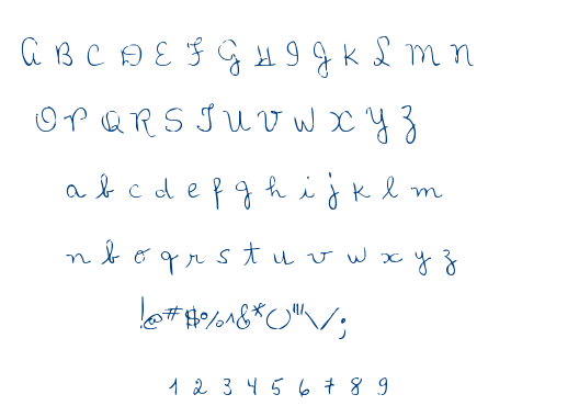 MTF Loli’s Handwriting font