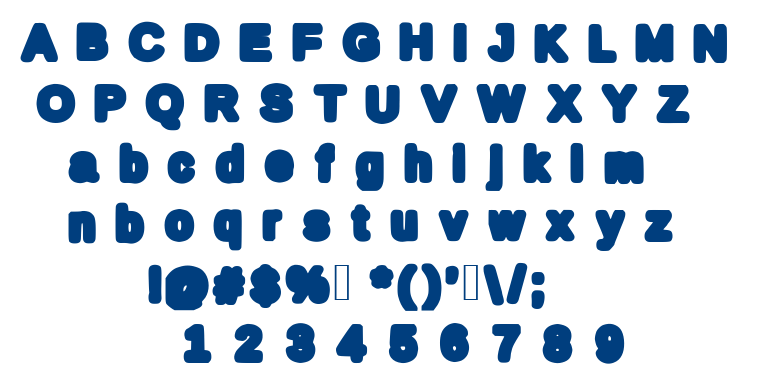 Mybold font