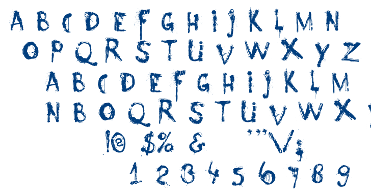 Nyctophobia font