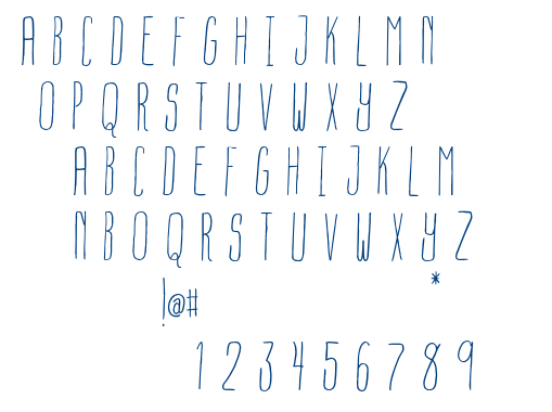 Over Atlantic City font