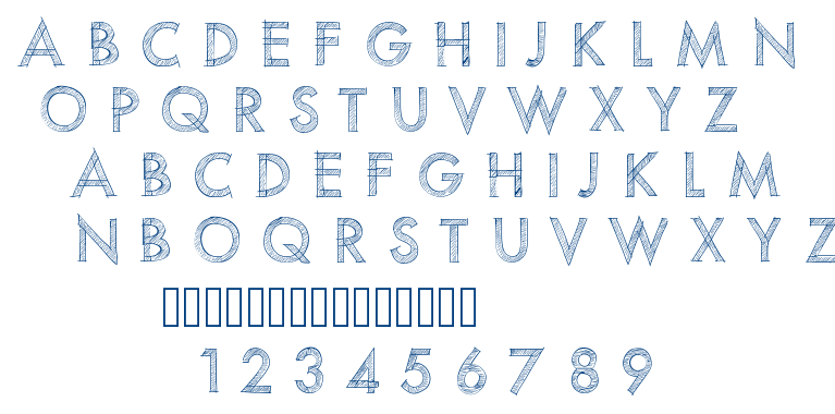 PW Scratched font font