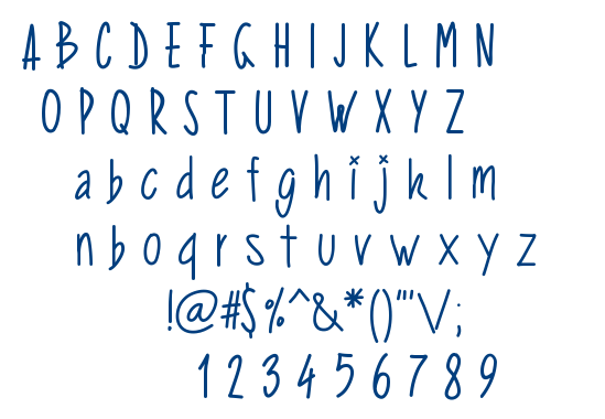 PW Verticalized font